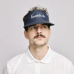 Visor Italic Logo Blå