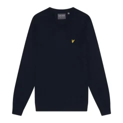 V-Neck Merino Blend Blå