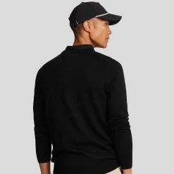 V-Neck Merino Blend Svart