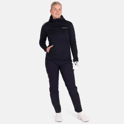 W Light Zip Hood Svart