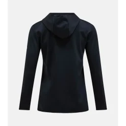 W Light Zip Hood Svart