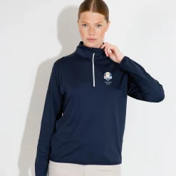 W Rc25 Cradoc Halfzip Fleece Blå