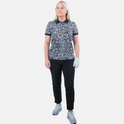 W Tech Button AOP Svart Vit