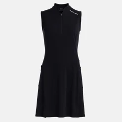 W Tech Dress Zip Collar Svart