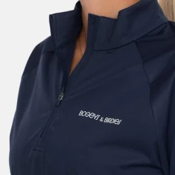 W Windbreaker SS 1/4 Zip Blå