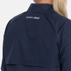 W Windbreaker SS 1/4 Zip Blå