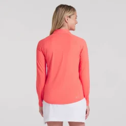 W You-V Solid 1/4 Zip
