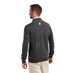 Wool Blend 1/2 Zip Grå