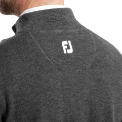 Wool Blend 1/2 Zip Grå