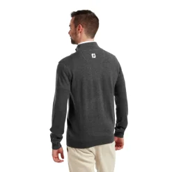 Wool Blend 1/2 Zip Grå