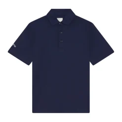 Youth Unisex Solid Polo Blå