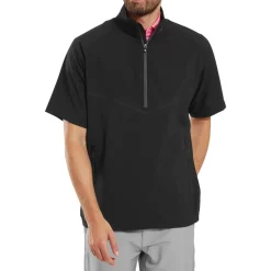 Zephyr Ss Windshirt Svart
